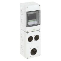 Skydelis v/t 5 modulių + 2 vietos SCHUKO lizdams+1CEE IP44 iQ [125x400x122] STV512-L - SPELSBERG