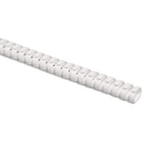 Vamzdis praskiriamas D20mm baltas Duct Flex [0.5m] - HELLERMANN TYTON