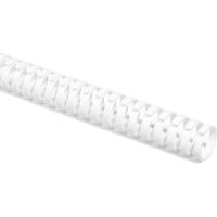 Vamzdis praskiriamas D30mm baltas Duct Flex [0.5m] - HELLERMANN TYTON