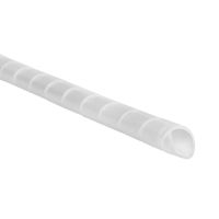 Vamzdis spiralinis D1.6-8mm baltas kabelių apsaugai SBPE1.5 [30m] - HELLERMANN TYTON
