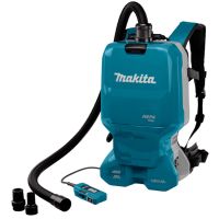 Siurblys dulkių akumuliatorinis 2x18V 6l kuprinės tipo su AWS funkcija LXT - MAKITA