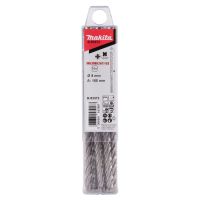 Grąžtas smūginis keturbriaunis 8x165mm SDS-PLUS NEMESIS2 [pak. po 10 vnt.] - MAKITA