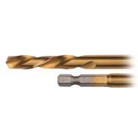 Grąžtas metalui 5.5mm 1/4 griebtuvui HSS-Tin - MAKITA