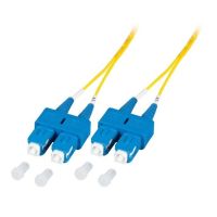 Kabelis komutacinis SC/SC 9/125 SM duplex LSZH 0.5m geltonas - EFB-ELEKTRONIK