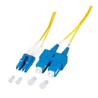 Kabelis komutacinis LC/SC 9/125 SM duplex LSZH 2m geltonas - EFB-ELEKTRONIK
