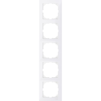 Rėmelis penkiagubas baltos spalvos RAL9010 M-Pure System M Merten - SCHNEIDER ELECTRIC