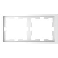 Rėmelis dvigubas baltos spalvos RAL9003 D-Life System Design Merten - SCHNEIDER ELECTRIC