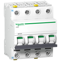 Automatas 3P+N 50A C 6kA iC60N Acti9 - SCHNEIDER ELECTRIC