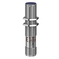 Jutiklis induktyvinis M12 L55mm Sn2mm 12-24V DC 3 laidis 1no PNP M12 4-kontaktų jungtis XS112BLPAM12 - TELEMECANIQUE