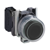 Mygtukas 1no be fiksacijos 22mm juodas IP66 XB4 Harmony - SCHNEIDER ELECTRIC