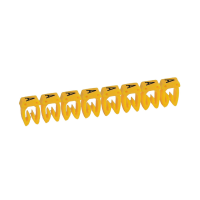 Markiruotė "A" laidui užspaudžiama 0.5-1.5mm2 juoda/geltona [300] - LEGRAND