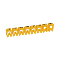 Markiruotė "P" laidui užspaudžiama 0.5-1.5mm2 juoda/geltona [300] - LEGRAND