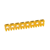 Markiruotė "X" laidui užspaudžiama 0.5-1.5mm2 juoda/geltona [300] - LEGRAND