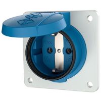 Lizdas SCHUKO į/l 3P 16A 230V IP54 - MENNEKES