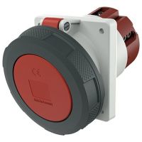 Lizdas CEE į/l 5P 125A 400V IP67 6h kampinis - MENNEKES