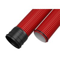 Vamzdis gofruotas D160 1250N kloti po važiuojama dalimi EVOCAB SUPERHARD [6m] - EVOPIPES