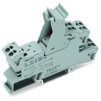 Lizdas tarpinei relei 1co 25mm pilkas -WAGO