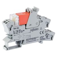 Relė tarpinė 1co 16A 24V DC su lizdu ir raudonu LED - WAGO