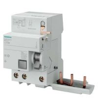 Relė srovės nuotėkio RCCB 3P 40A 30mA su šynele automatui A-tipas - SIEMENS
