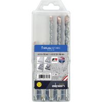Rinkinys grąžtų 5/6x110mm, 6/8/10x160mm SDS-PLUS [pak. po 5 vnt.] - ALPEN