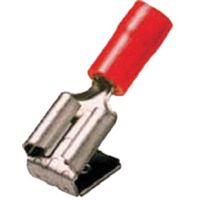 Antgalis izoliuotas 0.5-1mm2 raudonas užlenktas (plokštieji lizdai 6.3x0.8) ICIQ1FHA [100] - INTERCABLE