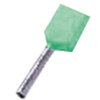 Antgalis dvigubas gilzinis izoliuotas 2x0.34mm2 Cu turkio L-8mm ICIAE0348Z [100] - INTERCABLE
