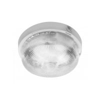 Šviestuvas v/t 1x100W E27 IP44 su stiklu baltos spalvos D230 H95 RINGO - GTV