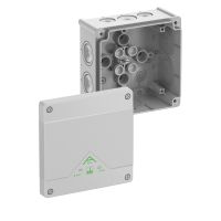 Dėžutė v/t [127x127x70] IP66 tuščia pilka be halogenų Abox060-L - SPELSBERG
