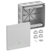 Dėžutė v/t [252x252x120] IP55/66 su gnybtais 5x35mm2 pilka be halogenų Abox350-35 - SPELSBERG