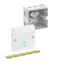 Dėžutė v/t [87x87x52] IP66 su gnybtais 5x0.5/2.5mm2 pilka be halogenų Abox025-2.5/w - SPELSBERG
