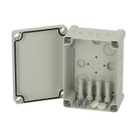Dėžutė v/t [130x95x65] IP65 tuščia pilkos spalvos TAM131007 - FIBOX
