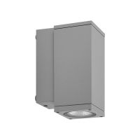 Šviestuvas v/t LED 6W IP65 3000/4000K 480/550lm 70x70mm H-150mm šviesiai pilkos spalvos Shoreline Pro Square - DEKO LIGHT