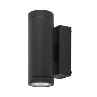 Šviestuvas v/t LED 7.5W IP65 3000/4000K 700/780lm D-68mm H-186mm tamsiai pilkos spalvos Shoreline Pro Round Up+Down - DEKO LIGHT