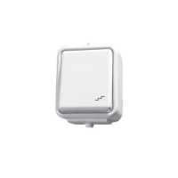Perjungiklis v/t viengubas IP44 baltas 10A 250V Cedar1 WNT-3H - SCHNEIDER ELECTRIC