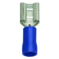 Antgalis izoliuotas 1.5-2.5mm2 mėlynas (plokštieji lizdai 6.3x0.8) PFSHI [100] - PROTEC