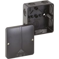 Dėžutė v/t [93x93x55] IP65 iQ tuščia juoda Abox-i 040-L/sw - SPELSBERG