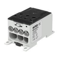 Gnybtas atsišakojimo 400A 1x240, 4x35, 3x50mm2 pilkas OJL400A - MOREK