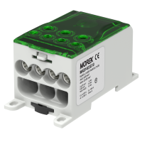 Gnybtas atsišakojimo 10x(1x25) išėjimas 4x35/3X50mm2 žalias OJL400AF - MOREK