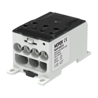Gnybtas atsišakojimo 10x(1x25) išėjimas 4x35/3X50mm2 OJL400AF - MOREK