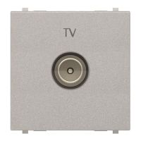 Lizdas p/t TV galinis sidabrinės spalvos 2 modulių N2250.7 PL Zenit - ABB