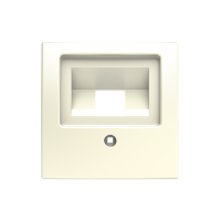 Dangtelis kompiuteriniam lizdui viengubas RJ45 dramblio kaulo spalvos 1803-92-507 Basic 55 - ABB