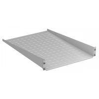 Lentyna montažinė, gylis 250mm, 2U, pilka, 25kg, 2-jų taškų 19 - ZPAS