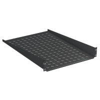 Lentyna montažinė, gylis 350mm, 2U, juoda, 25kg, 2-jų taškų - ZPAS