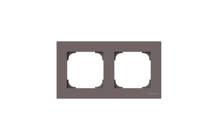 Rėmelis dvigubas TAUPE spalvos 8572 TP SKY Niessen - ABB