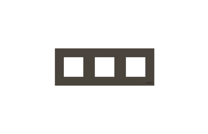 Rėmelis trigubas antracito spalvos N2273 AN Zenit - ABB