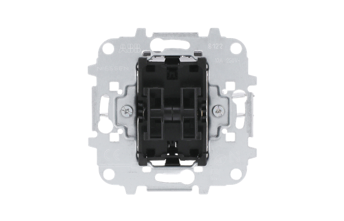 Perjungiklis p/t dvigubas 10A 250V be klavišo 8122 SKY Niessen - ABB