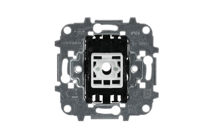 Mygtukas p/t viengubas 1no 10A 250V be klavišo 8104 SKY Niessen - ABB
