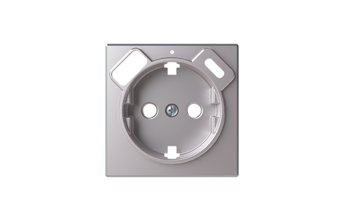 Dangtelis SCHUKO lizdui su USB A ir USB C sidabrinės spalvos 8588.4 PL SKY Niessen - ABB