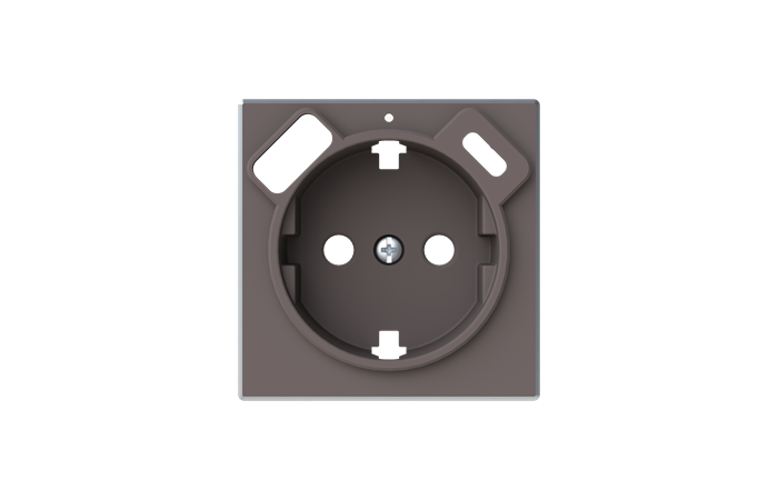 Dangtelis SCHUKO lizdui su USB A ir USB C TAUPE spalvos 8588.4 TP SKY Niessen - ABB