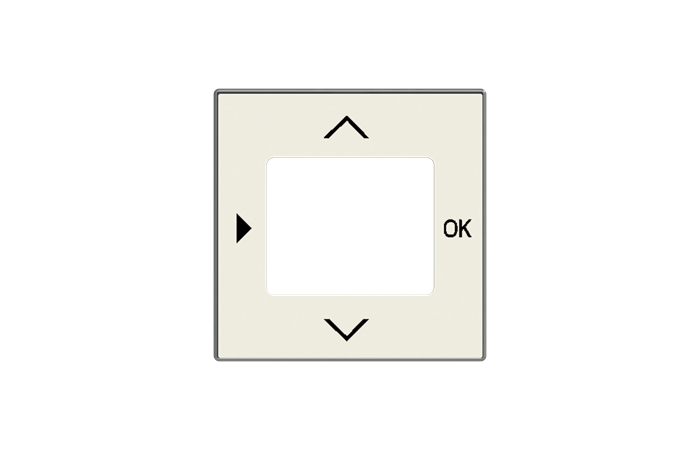 Dangtelis temperatūros reguliatoriui baltos spalvos 8565.3 BL SKY Niessen - ABB